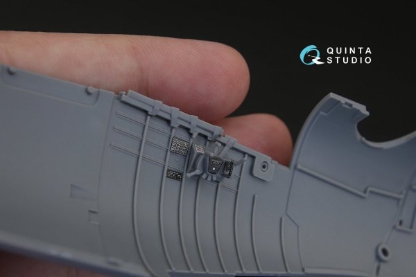 Quinta Studio QD32015 F4U-1 Corsair (Bird cage) 3D-Printed &amp; coloured Interior on decal paper (for Tamiya kit) 1/32