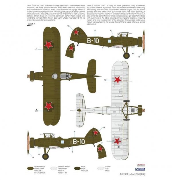 Special Hobby 72369 Letov S.328 Slovak National Uprising 1/72