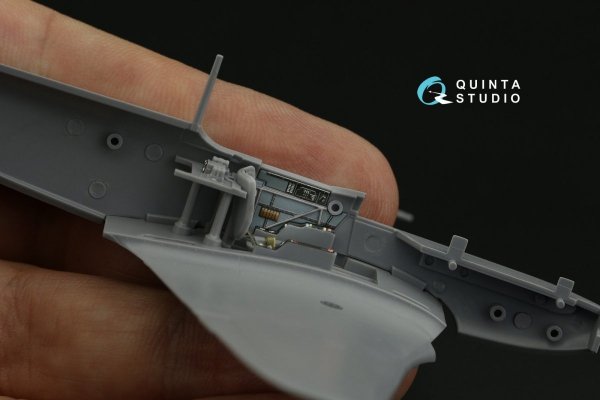 Quinta Studio QD72056 Yak-9D 3D-Printed &amp; coloured Interior on decal paper (Zvezda) 1/72