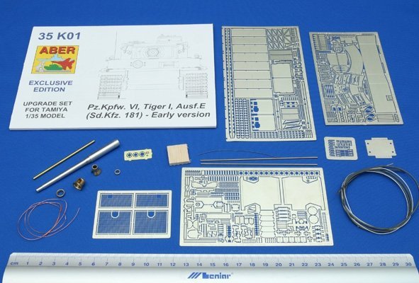 Aber 35K01 German heavy tank Pz. Kpfw. VI, Tiger I, Ausf. E (Sd.Kfz.181) - early version (1:35)