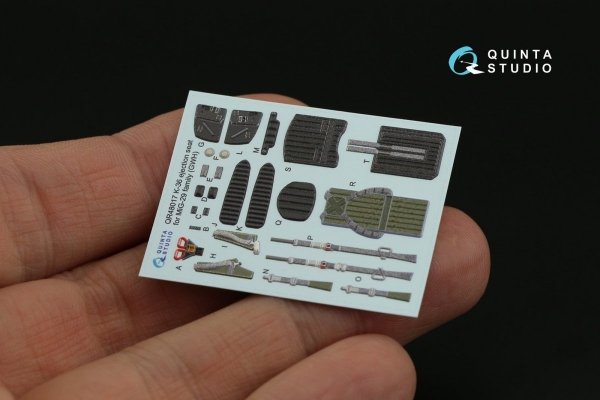 Quinta Studio QR48017 K-36 ejection seat for MiG-29 family ( GWH ) 1/48
