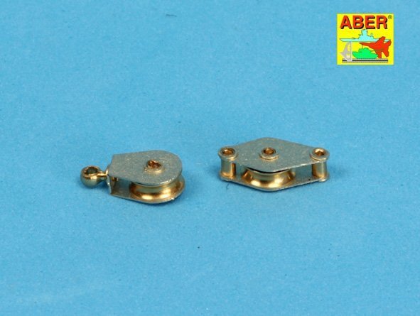 Aber R-08n All – purpose single Pulley x 2pcs (1:35)