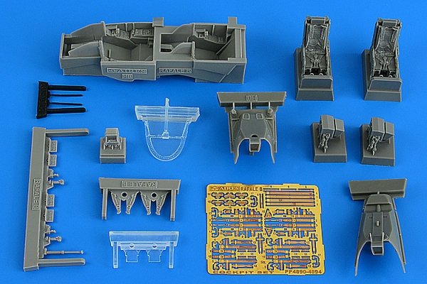 Aires 4894 Rafale B - late cocpkit set 1/48 Hobby Boss