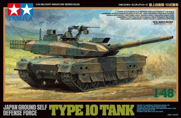 Tamiya 32588 JGSDF TYPE 10 TANK 1/48