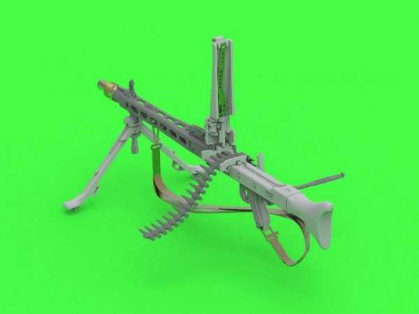 Master GM-35-024 MG-42 - niemiecki karabin maszynowy (7.92mm) - kompletny karabin - zawiera elementy toczone, żywiczne, fototrawione (1 szt.) 1/35