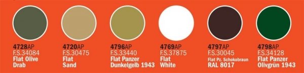 Italeri  446AP World of Tanks Roll Out Acrylic Set Series 1 Set 6x20ml 