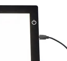 Lightcraft LC2004LED Ultraslim A4 Lightbox / Pulpit podświetlany, typu ultra slim, A4, obszar roboczy 320mm x 230mm, zewnętrzny 360mm x 270mm