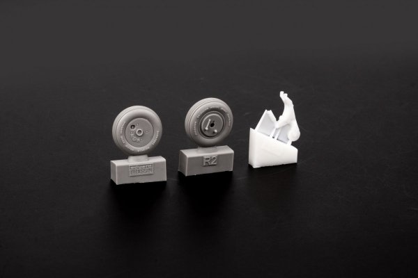 Eduard 648799 A6M3 wheels EDUARD 1/48