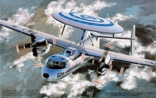 Fujimi 72069 Grumman E-2C Hawkeye Screw Top (1:72)