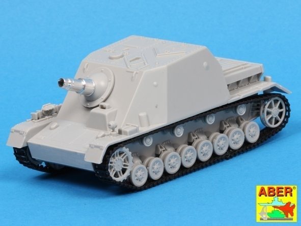 Aber 72L-43 Lufa 15cm StuH 43 do działa pancernrgo Stu.Pz. IV BRUMBAR – wczesna wersja / German 15cm StuH 43 Barrel for Stu.Pz. IV BRUMBAR – Early version 1/72