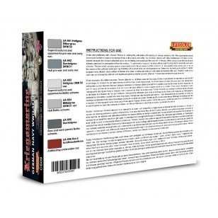 Lifecolor CS09 Acrylic paint set German Navy Set 1 6x22ml