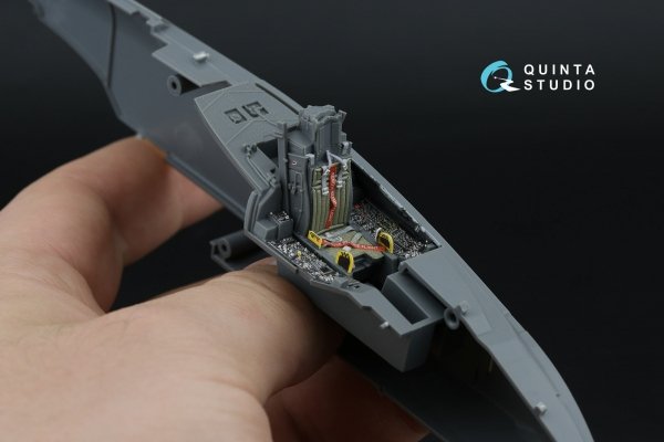 Quinta Studio QD48586 A-10A Warthog 3D-Printed &amp; coloured Interior on decal paper (GWH) 1/48