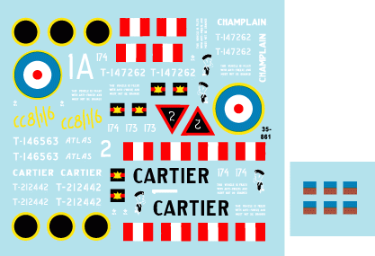 Star Decals 35-861 Canadian Armour in Italy 1/35