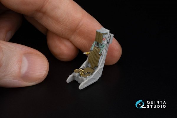 Quinta Studio QD48309 AV-8B Late 3D-Printed &amp; coloured Interior on decal paper (Hasegawa) 1/48