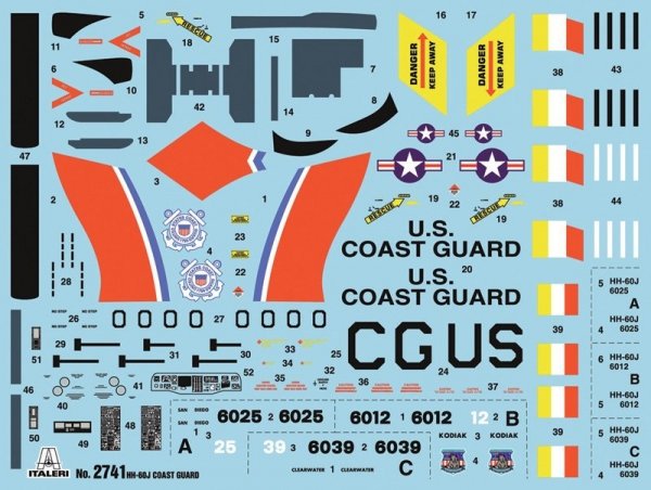 Italeri 2741 HH-60J U.S. COAST GUARD (1:48)