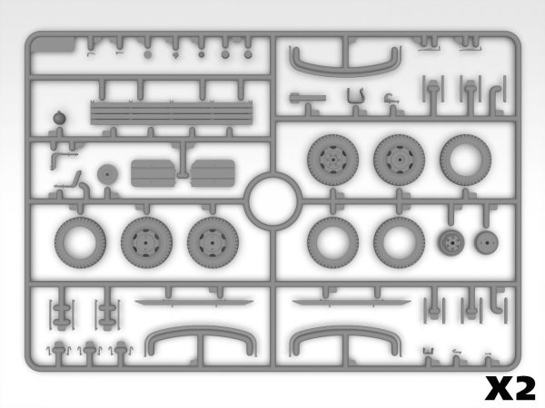 ICM 35588 G7107 in German Service with infantry 1/35