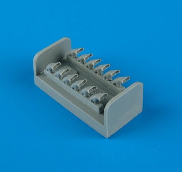 Quickboost QB48092 P-39Q/N exhaust Hasegawa 1/48