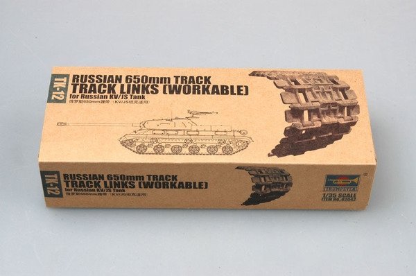 Trumpeter 02042 Russian 650mm steel track for Russian KV/JS tank (1:35)