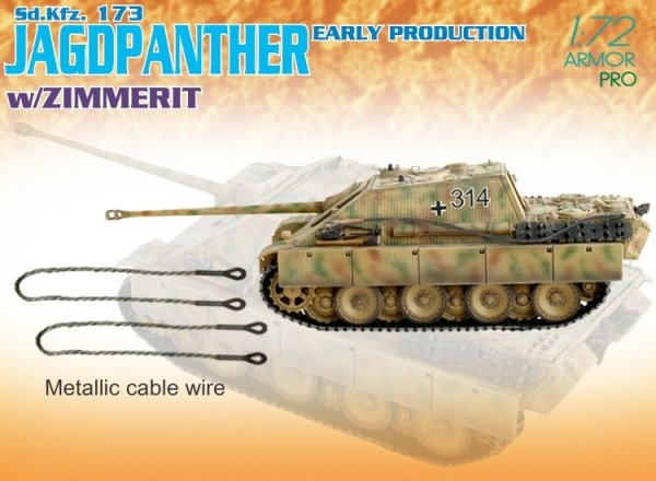 Dragon 7241 Sd.Kfz. 173 JAGDPANT. E.PROD.w/ZIMMERIT (1:72)