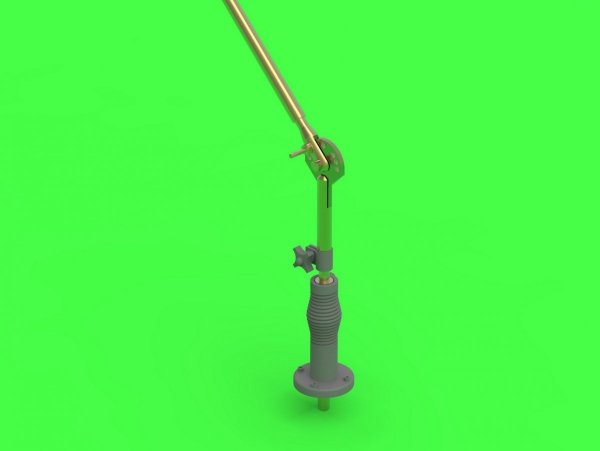Master GM-35-017 Modern AFV Antenna AT-1011/U HF with tilt adapter RF-1980-AT-001 for KTO Rosomak and other vehicles (1:35)