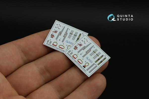 Quinta Studio QD48394 A-6E TRAM 3D-Printed &amp; coloured Interior on decal paper (Kinetic) 1/48
