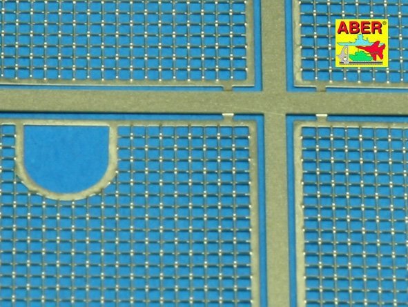 Aber 35G03 Grilles for german tank Tiger I (1:35)