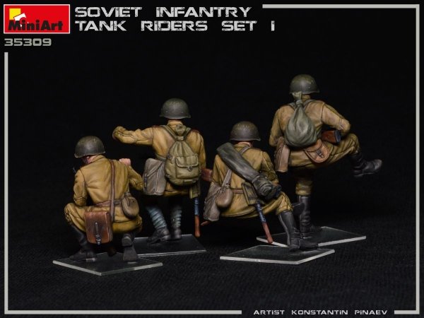 MiniArt 35309 SOVIET INFANTRY TANK RIDERS SET 1 1/35