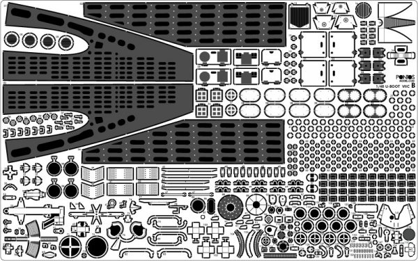 Pontos 48001F1 U-Boot Type VII C Detail up set 1/48