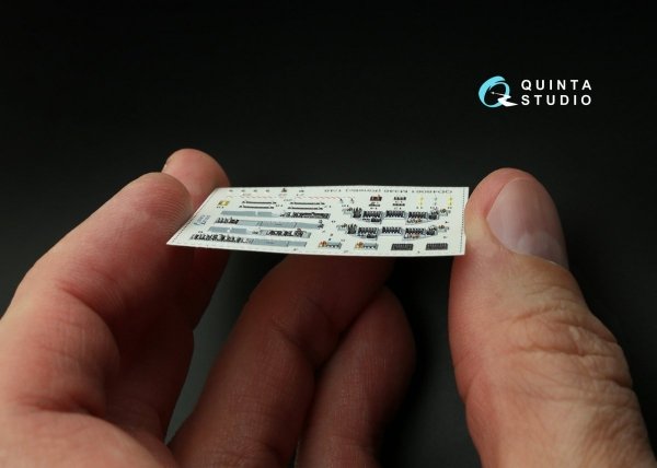 Quinta Studio QD48061 M346 Master 3D-Printed &amp; coloured Interior on decal paper (for Kinetic kit) 1/48