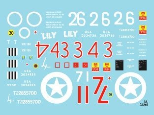 Star Decals 35-C1246 British Shermans on the beach 1/35