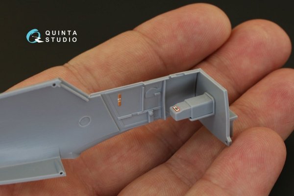 Quinta Studio QD48085 Bf 109F-2/F-4 3D-Printed &amp; coloured Interior on decal paper (for Zvezda kit) 1/48