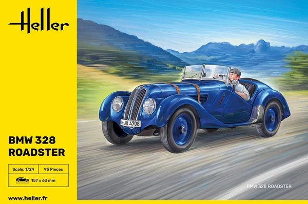 Heller 80701 BMW 328 Roadster 1/24