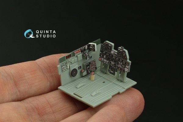 Quinta Studio QD48442 P-47N Thunderbolt 3D-Printed coloured Interior on decal paper (Academy) 1/48