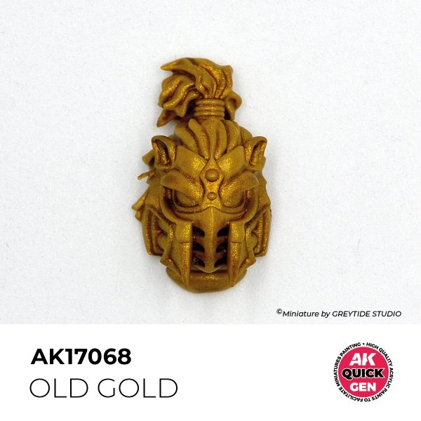 AK Interactive AK17068 OLD GOLD – QUICK GEN COLOR 18ml
