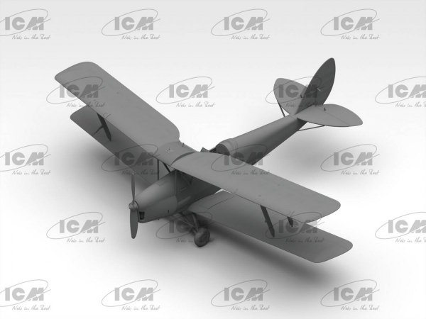 ICM 32037 DH. 82A Tiger Moth with WWII RAF cadets 1/32