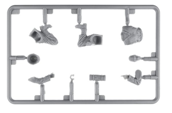 MiniArt 53024 GERMAN TANK RIDERS SET 2. RESIN HEADS 1/35