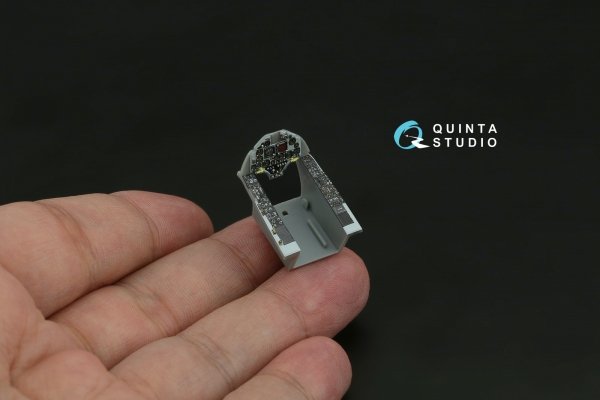 Quinta Studio QD48619 A-4C Skyhawk 3D-Printed &amp; coloured Interior on decal paper ( Hobby Boss ) 1/48