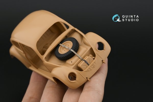 Quinta Studio QD35113 Volkswagen Typ 82E 3D-Printed &amp; coloured Interior on decal paper (RFM) 1/35