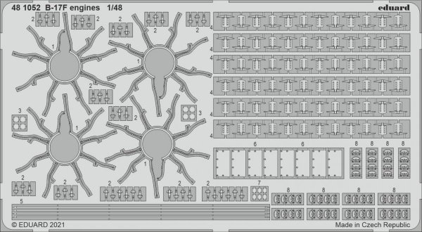 Eduard BIG49299 B-17F part II HK Models 1/48