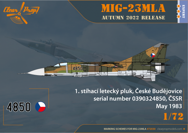 Clear Prop! CP72030 MiG-23MLA Flogger-G EXPERT KIT 1/72