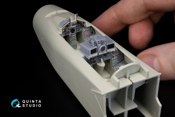 Quinta Studio QD+48054 Tornado IDS German 3D-Printed &amp; coloured Interior on decal paper (Revell) (with 3D-printed resin parts) 1/48