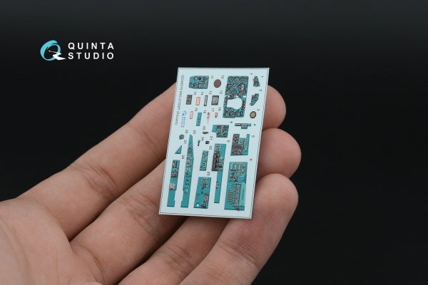 Quinta Studio QD+48579 MiG-21SMT Fishbed-K 3D-Printed &amp; coloured Interior on decal paper (Eduard) (with 3D-printed resin parts) 1/48