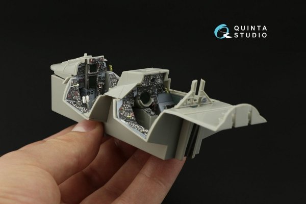 Quinta Studio QD32098 F-14A 3D-Printed &amp; coloured Interior on decal paper ( Trumpeter ) 1/32