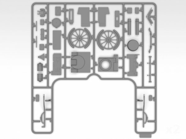 ICM 35421 AHN Gulaschkanone with cooks 1/35