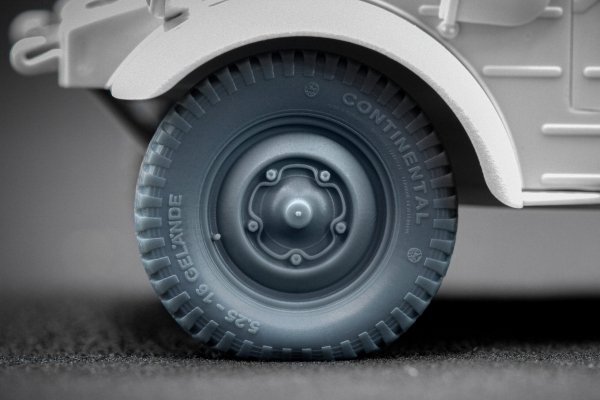 ScaleX WW 35003S Kubelwagen type 82 Sagged wheel set (for Meng, Tamiya) 1/35