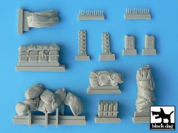 Black Dog T35005 Carro armato accessories set for Tamiya kits 1/35