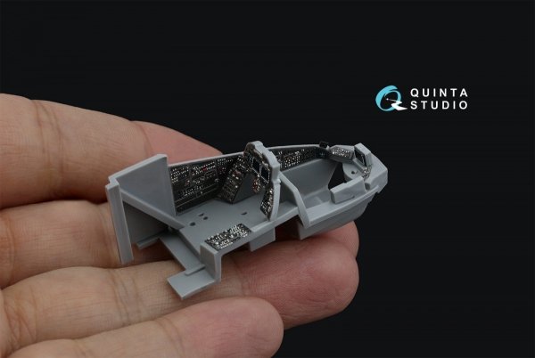 Quinta Studio QD72112 Mi-35M 3D-Printed coloured Interior on decal paper (Zvezda) 1/72