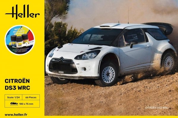 Heller 56758 Citroen DS3 WRC - Starter Kit 1/24