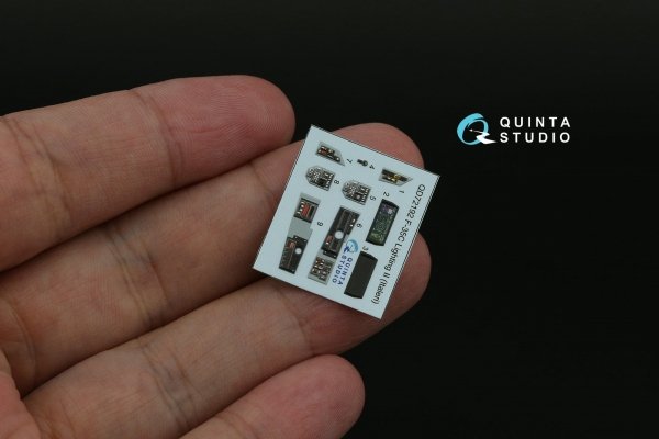 Quinta Studio QD72192 F-35C Lighting II 3D-Printed &amp; coloured Interior on decal paper (Italeri) 1/72