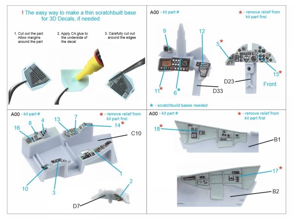 Quinta Studio QDS-72173 Blackburn Buccanneer S.2B Late 3D-Printed &amp; coloured Interior on decal paper (Airfix) (small version) 1/72
